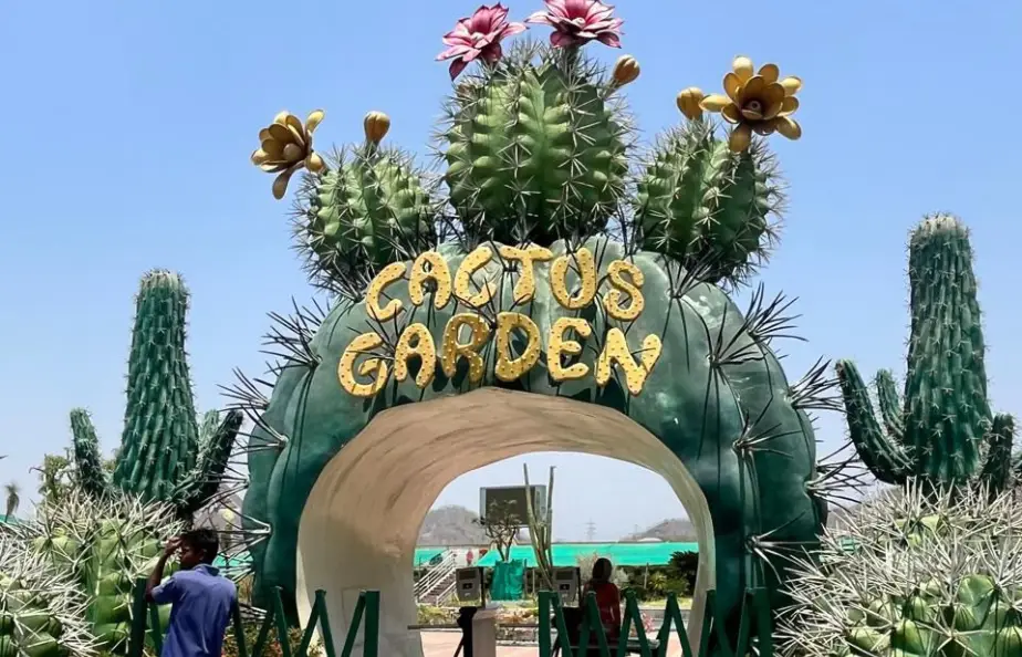 Cactus & Butterfly garden Statue of Unity