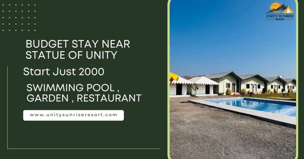 budget stay near statue of unity under 2000